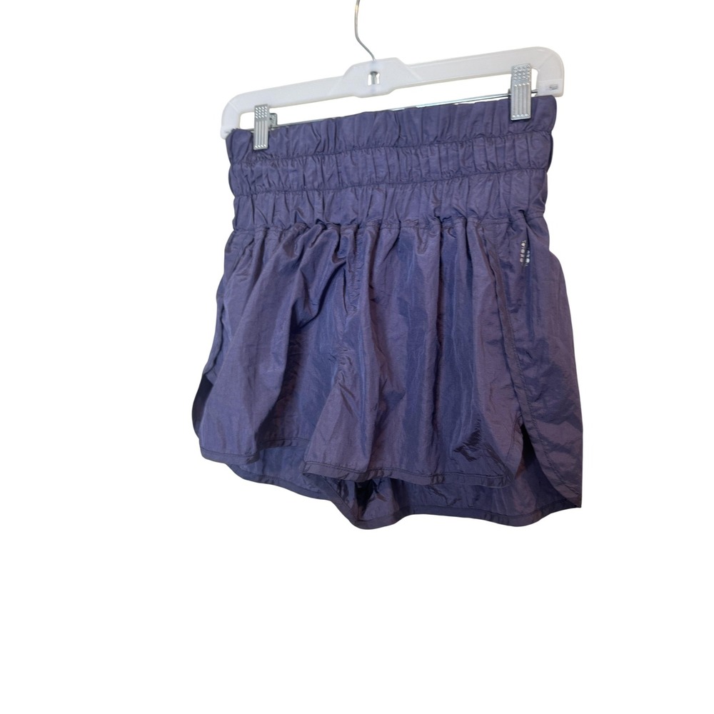 FP Movement Shorts Womens Large Purple Elastic Waist Lined Athletic Running